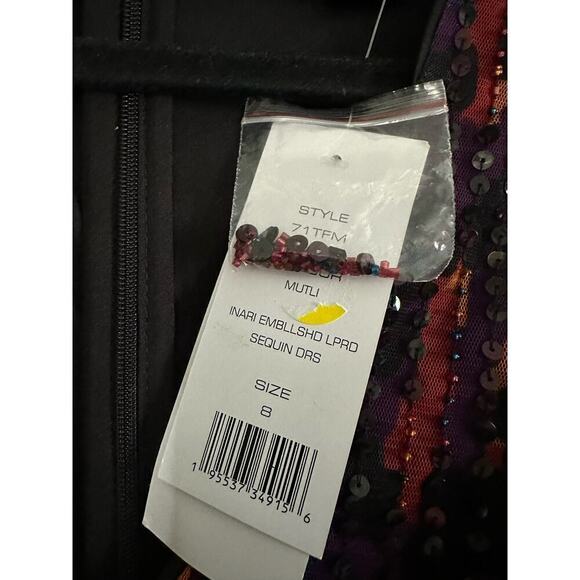 FRENCH CONNECTION Emille Inari Womens Sequined Leopars Cocktail Mini Dress - 8 - Picture 4 of 7